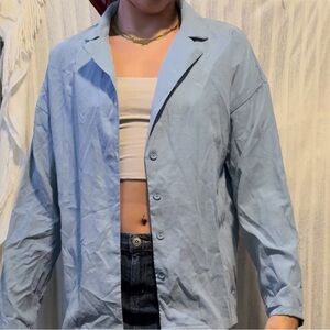 Princess Polly Sky Blue Blazer
